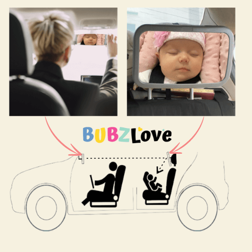 BUBZLove™ Baby Car Observation Mirror